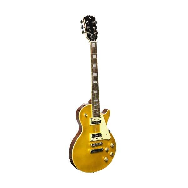 Stagg SEL-STD VSB E-Gitarre im LP Look Gold