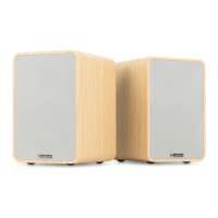 Audizio KS10 Aktiv-Regallautsprecher Set 120W BT Light Wood