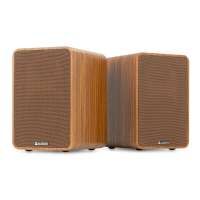 Audizio KS10 Aktiv-Regallautsprecher Set 120W BT Wood