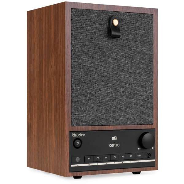 Audizio Canzo Internet Radio mit DAB+/FM Tuner Walnut