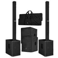 RCF EVOX V15 Stereo Tourset mit Covern schwarz