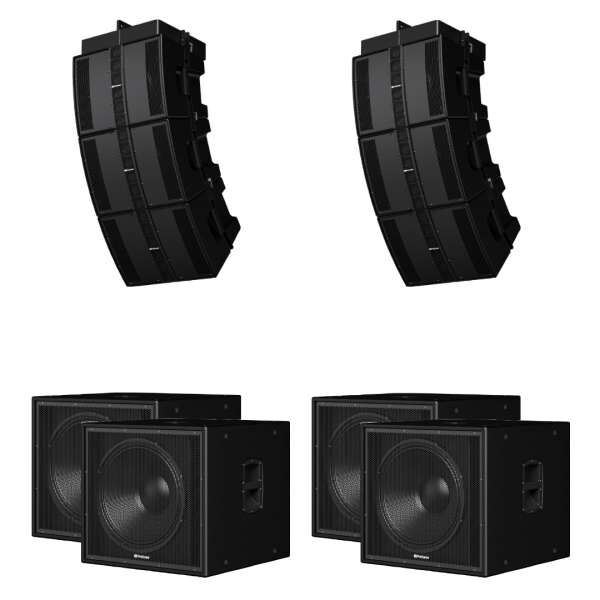 Presonus CDL10P Line Array Set 2 aktiv