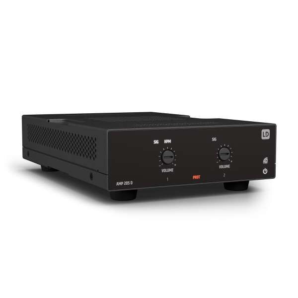 LD Systems AMP 205 D Dante-fähiger Verstärker 2 x 50 W 4 Ohm