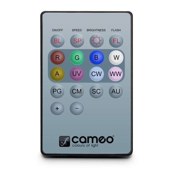 Cameo Q-SPOT REMOTE 2 - Infrarot Fernbedienung für Q-SPOTS und DROP (V2)