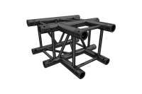 FOS Truss TF34-T35 Black T-Stück 4-Punkt Traverse 2mm schwarz