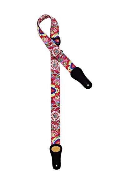 Ortega KNS-68-U Ukulele Strap Nylon Gurt Keiki Peace