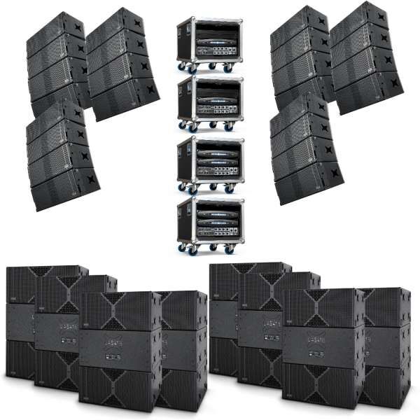 NEXT Line Array System LA212x 12x12 passiv Komplettset mit Amping