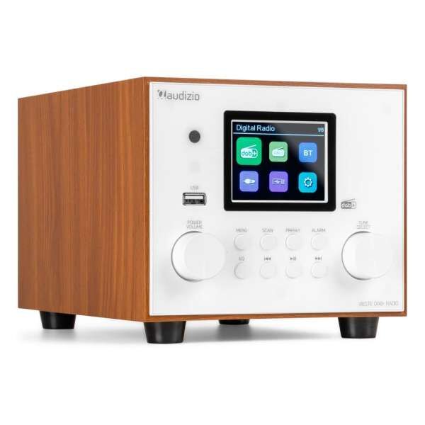 Audizio Vieste DAB+ Radio-System mit Subwoofer - White