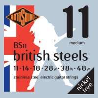 Rotosound E-Gitarre-Saiten British Steels Satz Medium 11-48 Rotosound E-Gitarre-Saiten British Steels Satz Medium 11-48