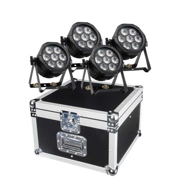 Light-Inc. Outdoor Par 7 HEXA Tourset 4 RGB WW A UV