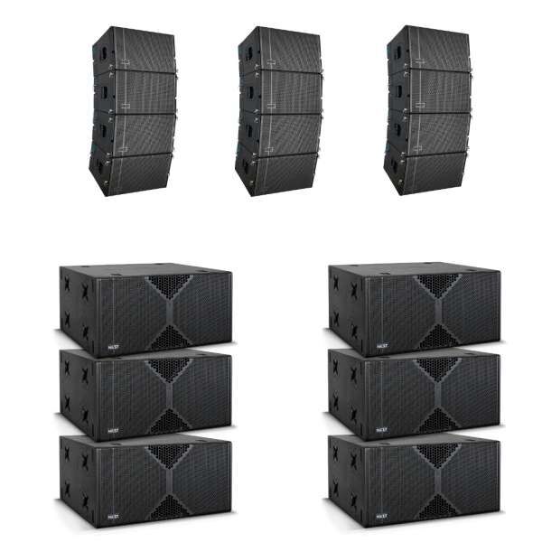 NEXT Line Array System LA122A 6x3 aktives Komplettsystem