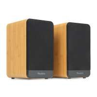 Audizio BS10 Aktives Regallautsprecher Set mit HDMI / Bluetooth 80W Bamboo