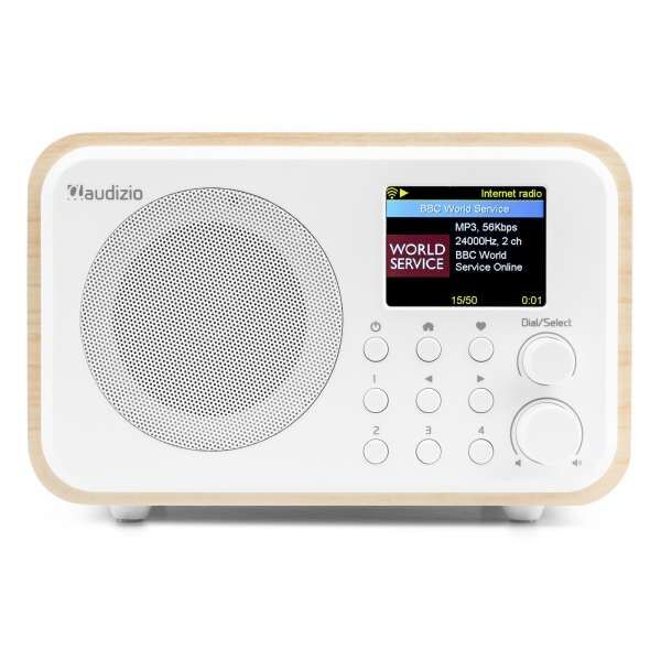 Audizio Vicenza WiFi Internetradio mit DAB+ und Akku weiß