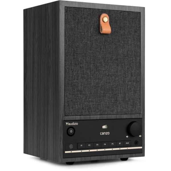 Audizio Canzo Internet Radio mit DAB+/FM Tuner Dark Grey