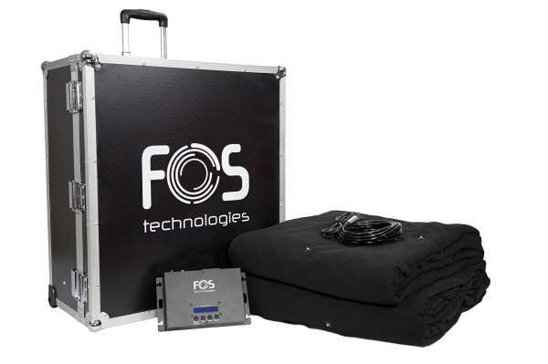 FOS LED Star Curtain - LED Vorhang RGB 6m x 4m mit Case und Controller