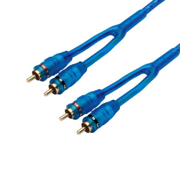 Monacor CPR-150BL High Quality Cinch Kabel 1,5m Blau