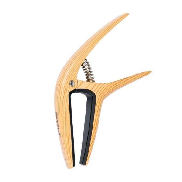 Ortega TWCAPO-MAD Twincapo Twincapo 2 in1 Kapodaster für flache und gerundete Griffbretter Maple Design