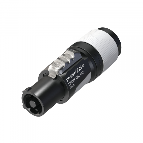 Neutrik NAC3FXXB-W-S PowerCON Connector - S