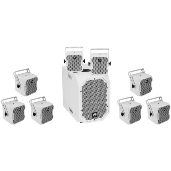 OMNITRONIC Set BOB-10A ws + 8x BOB-4 ws