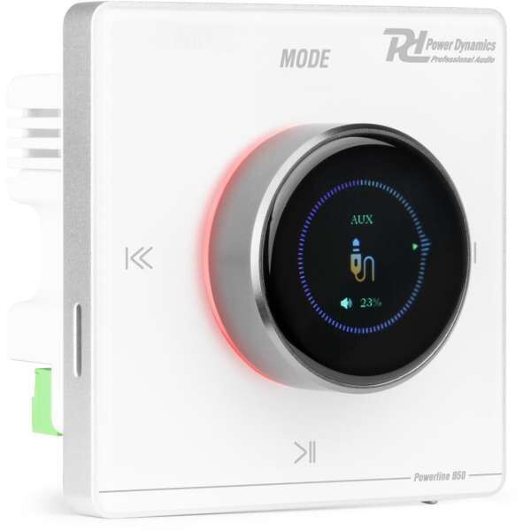 Power Dynamics Powerline B50W Einbauverstärker BT/LCD White