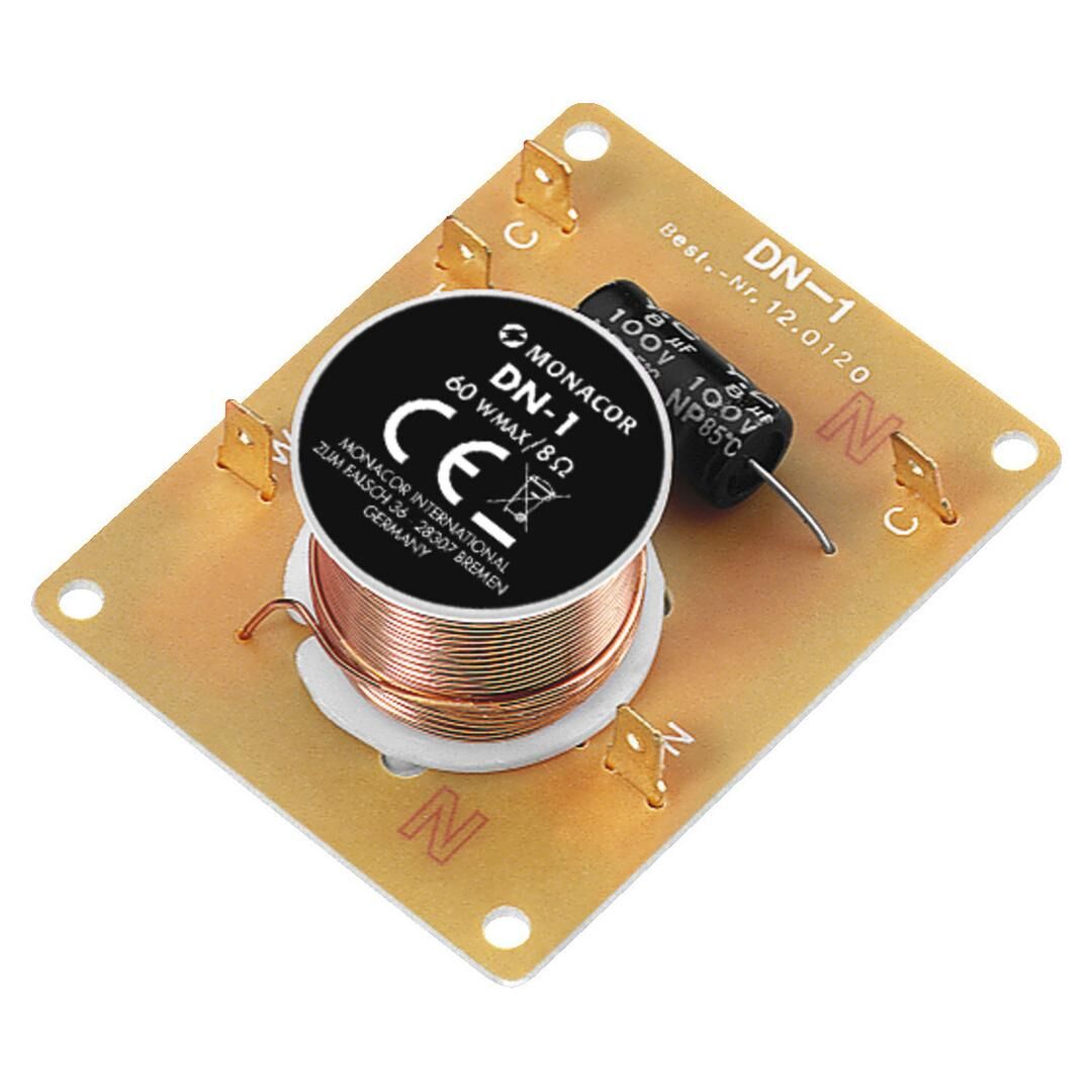 MONACOR DNH-185 Filtro Passa-Alto Mono 8 Ohm 250W Per HiFi E PA – Componenti Di Qualità Per Interni