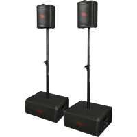 Proel FREETWOX 2.2 Akku PA Set mit 2 Subwoofern
