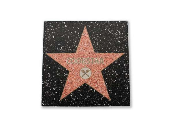 Winkee Rocks Walk of Fame Topfuntersetzer