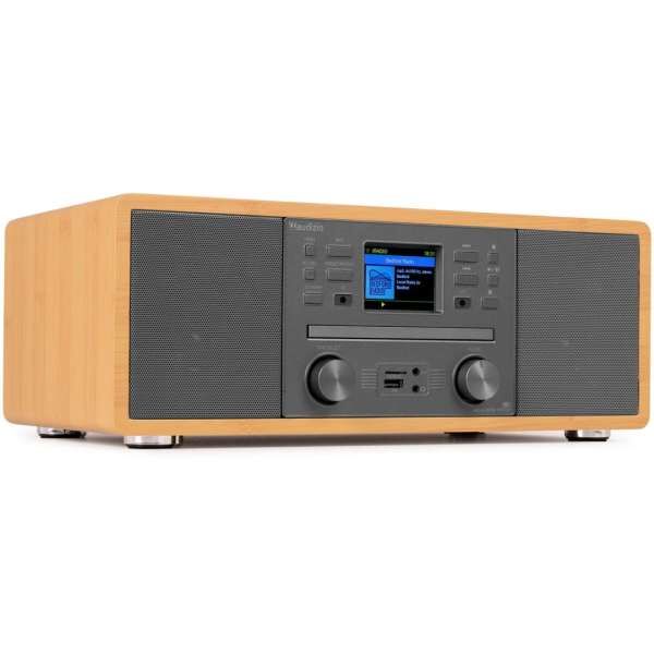 Audizio Avola Digital Stereoanlage CD/BT/DAB+/Internet Bamboo