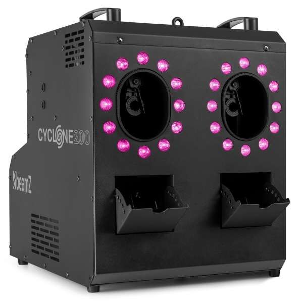 BeamZ Cyclone200 Nebel & Seifenblasen-Maschine mit RGBW LEDs