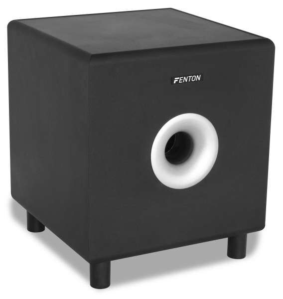 Fenton SHFS10B aktiver Hifi Subwoofer 10" schwarz