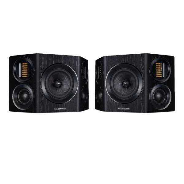 Wharfedale Evo 4.S Surroundlautsprecher Paar 3-Wege Black Oak