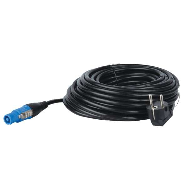 DAP Neutrik Powercon-Schuko Netzkabel 10m