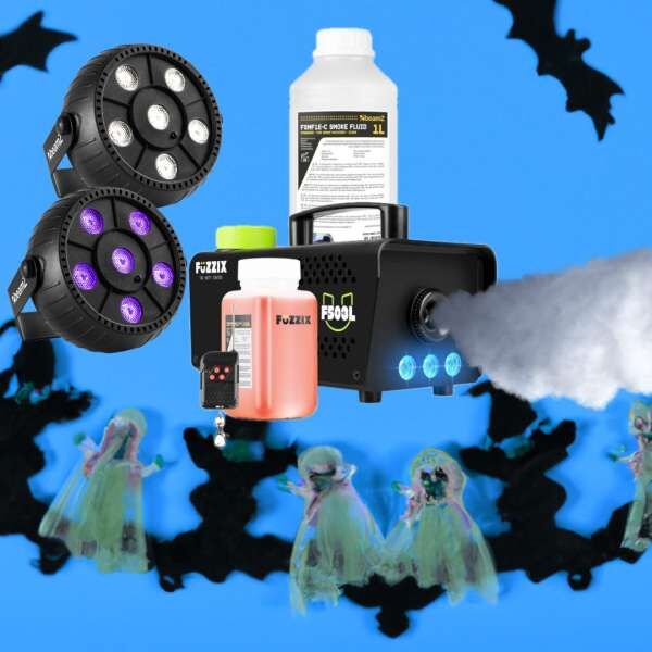 Halloween Special Partyset Nebel UV Strobo