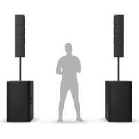 LD Systems MAILA STEREO S - Kompaktes Line Array System, 7,5 kW