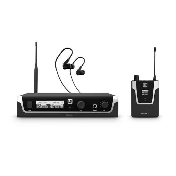 LD Systems U505.1 IEM HP - In-Ear Monitoring-System mit Ohrhörern