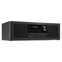 Audizio LUNATA All-In-One-Musik-System Schwarz