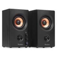 Audizio BS25 - Aktives Regallautsprecher Set 40W BT Black