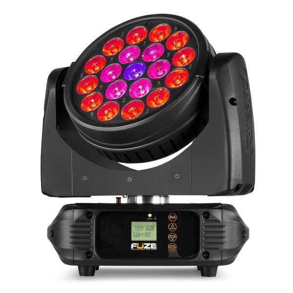 BeamZ FUZE1910 Wash Moving Head 19 x 10W LED mit Ring-Control