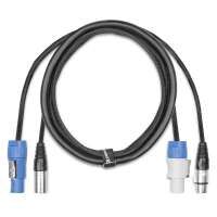 PD Connex Audio Kombikabel Powerconnector B - XLR F / Powerconnector A - XLR M 1,5m