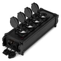 PD Connex PSB45 - Power Splitter Box P-Con Tr In/Out  auf 4 x Schuko