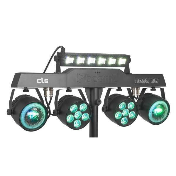 BeamZ CLS Party Bar NesoUV mit 2x Jelly Moon, 2xPAR und UV/Strobe