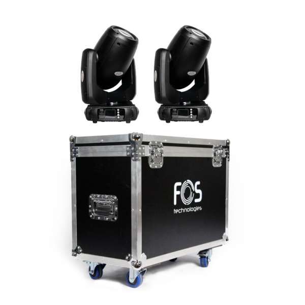 FOS Nitro BSW Tourset - 2 x BSW Moving Head mit Case