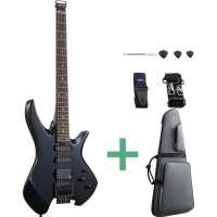 Donner HLX-500 Headless E-Gitarre mercedes blue