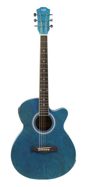 De Salvo AG2CEQWBL Elektroakustik Gitarre Willow Blue