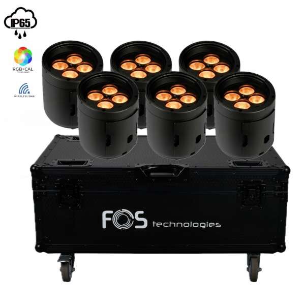 FOS OmniPar IP65 Tourset 6 mit Ladecase