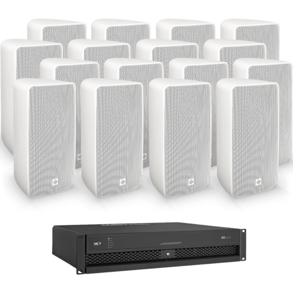 NEXT audiocom 16T6W.AD3000 Installationslautsprecher Set mit Verstärker