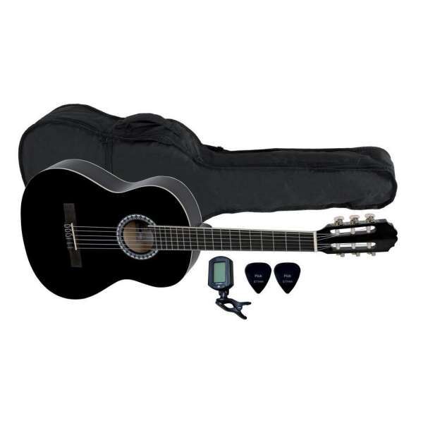 PURE GEWA Klassikgitarre Basic Set 3/4 schwarz