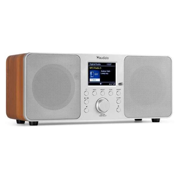 Audizio Genua DAB+ Stereo Radio Silver