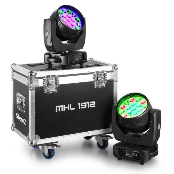 BeamZ MHL1912 Wash-Moving-Head mit Zoom Tourset