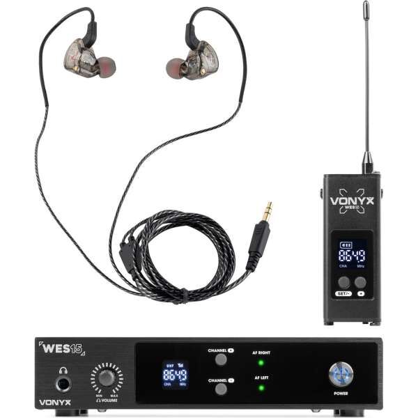 Vonyx WES15 UHF In Ear System